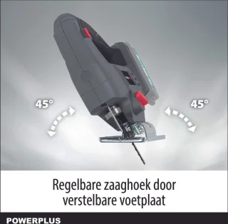 Powerplus POWEB2530 18V accu decoupeerzaag zonder accu en lader