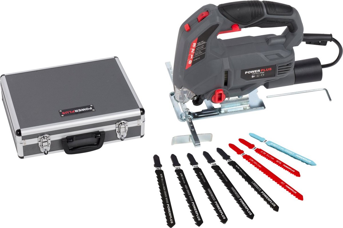 Powerplus POWESET3 elektrische decoupeerzaag 710W