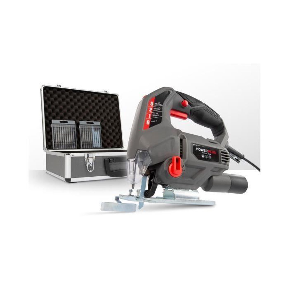 Powerplus POWESET3 elektrische decoupeerzaag 710W