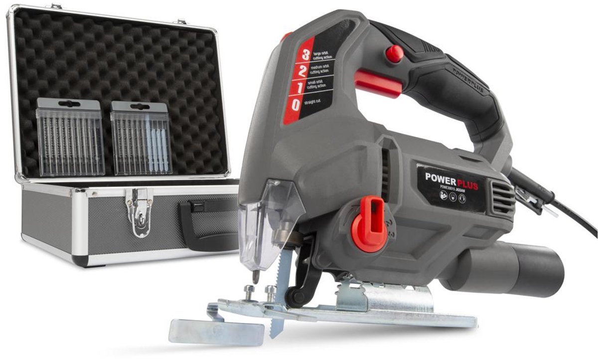 Powerplus POWESET3 elektrische decoupeerzaag 710W