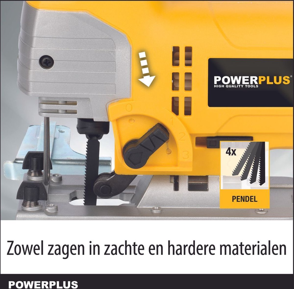 Powerplus POWX0361 elektrische decoupeerzaag 810W