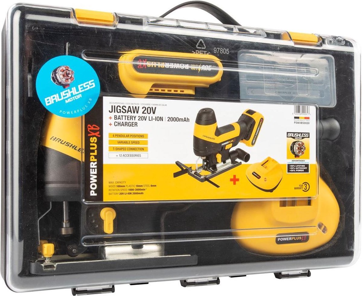 Powerplus POWXB50020 accu decoupeerzaag 20V
