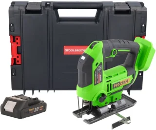 Procraft ST22 accu-decoupeerzaag 20 V 80 mm borstelloos + 1x accu 2,0 Ah + gereedschapskoffer
