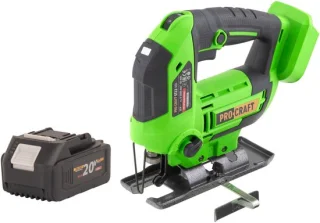 Procraft ST22 accu-decoupeerzaag 20 V 80 mm borstelloos + 1x accu 4,0 Ah