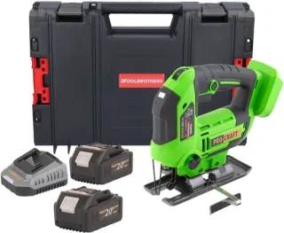 Procraft ST22 accu-decoupeerzaag 20V borstelloos met 2 accu's en oplader