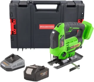 Procraft ST22 accu-decoupeerzaag 80 mm borstelloos, met accu 4,0 Ah en oplader