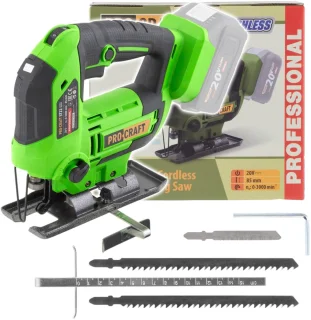 De Procraft ST22 Accu-decoupeerzaag Solo in één oogopslag