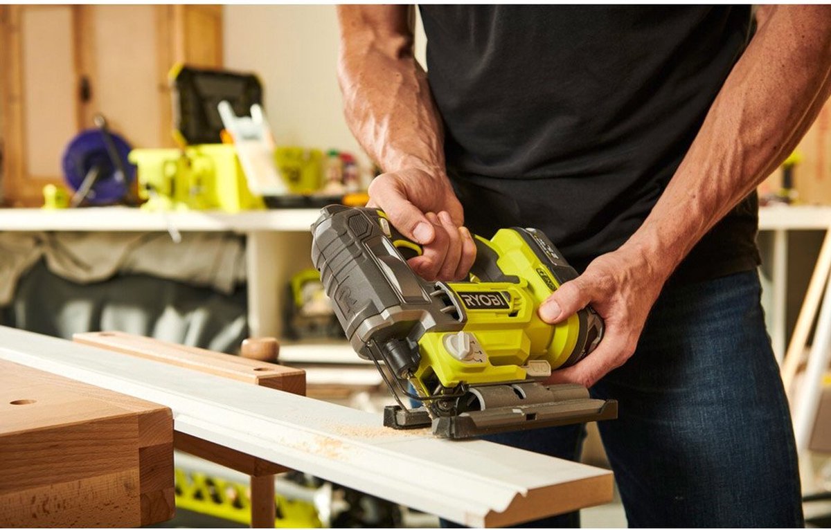 Ryobi One+ R18JS7 pendel decoupeerzaag zonder accu