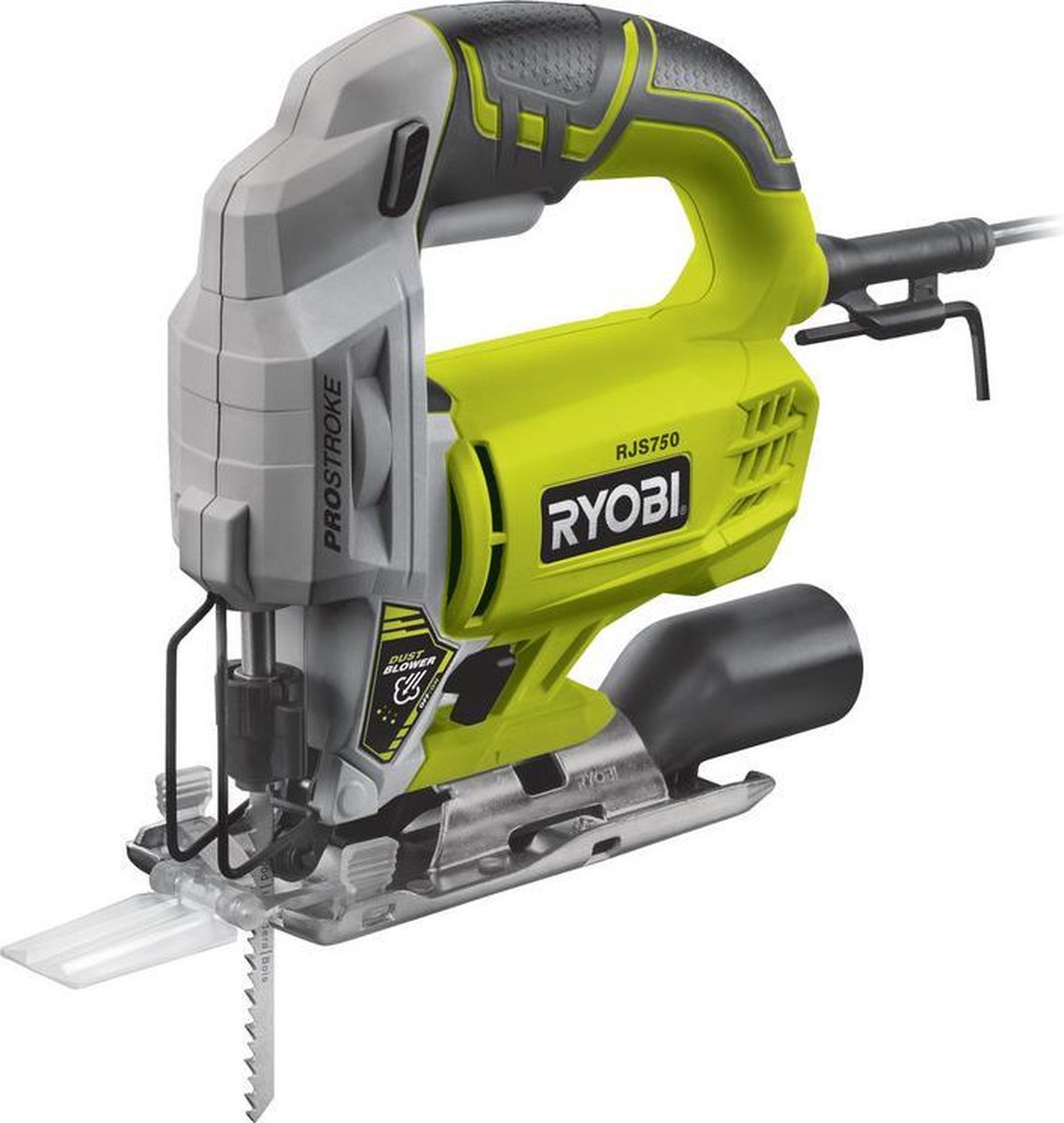 Wat vinden we goed aan de Ryobi RJS750-G Decoupeerzaagmachine 500W D-greep