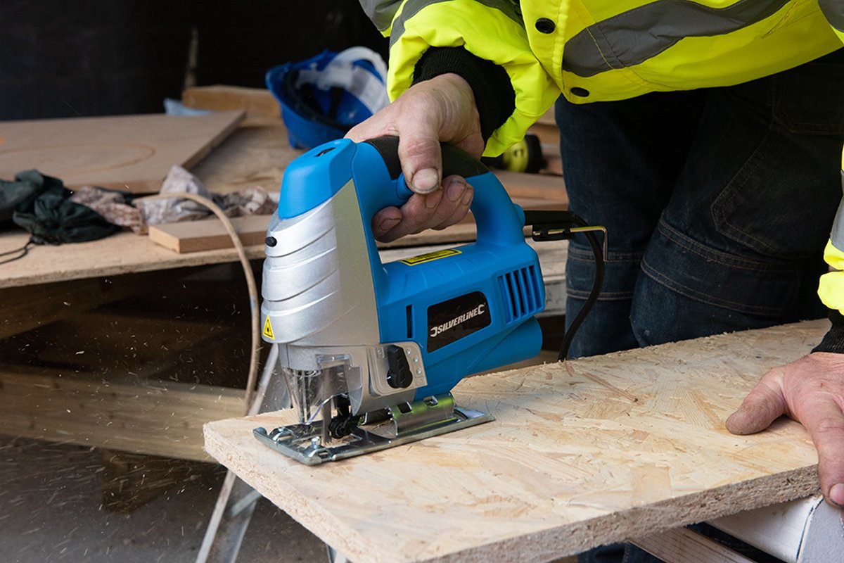 Silverline Laser Decoupeerzaag 710W