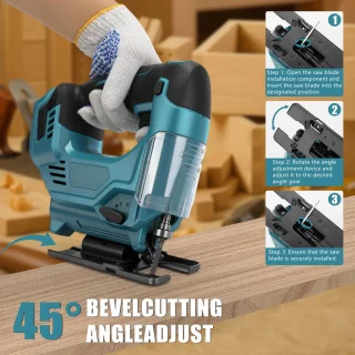 SnelShoppen - borstelloze decoupeerzaag voor Makita 18V accu's