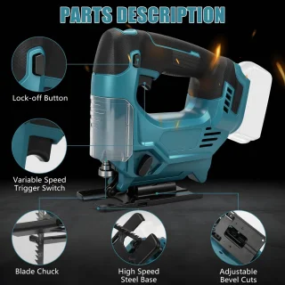 SnelShoppen - borstelloze decoupeerzaag voor Makita 18V accu's
