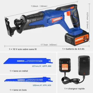 SORAKO cordless reciprocating saw