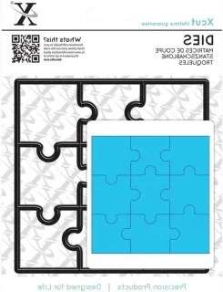 Stansmalset 17.4 x 12.4 cm - Blauw
