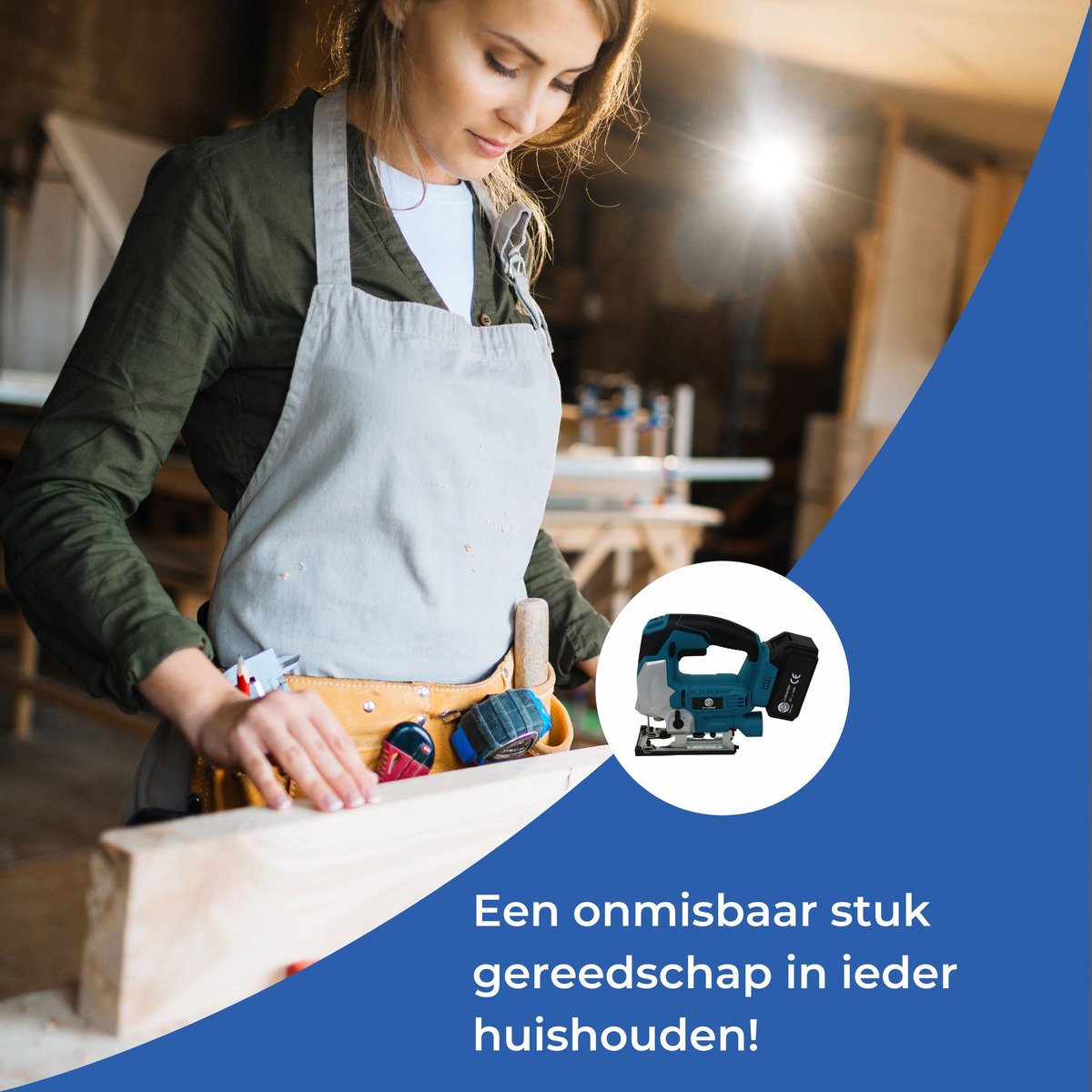 Wat vinden we goed aan de TETRA RT-JS21 Decoupeerzaag 21V 3,0Ah Li-ion