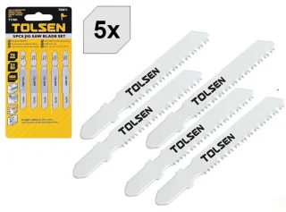 De Tolsen T118A decoupeerzaagbladset - 5 stuks in één oogopslag