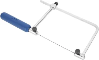 Verstelbaar zaagframe U-vormig 3 tot 15 cm zwart