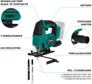 VONROC Accu Decoupeerzaag 20V