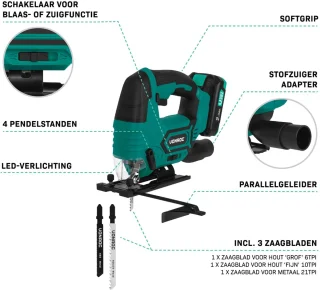 VONROC Accu Decoupeerzaag 20V
