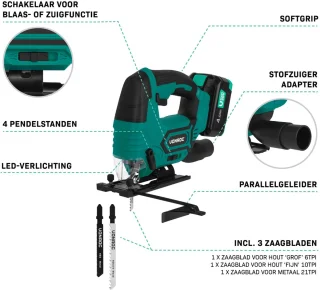 VONROC Accu decoupeerzaag 20V