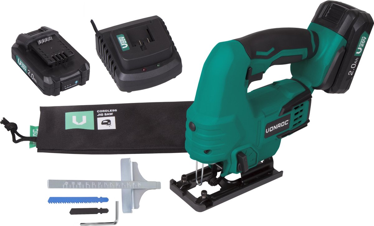 VONROC VPower 20V Accu Decoupeerzaag Set