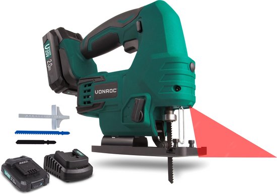 VONROC VPower 20V Accu Decoupeerzaag Set
