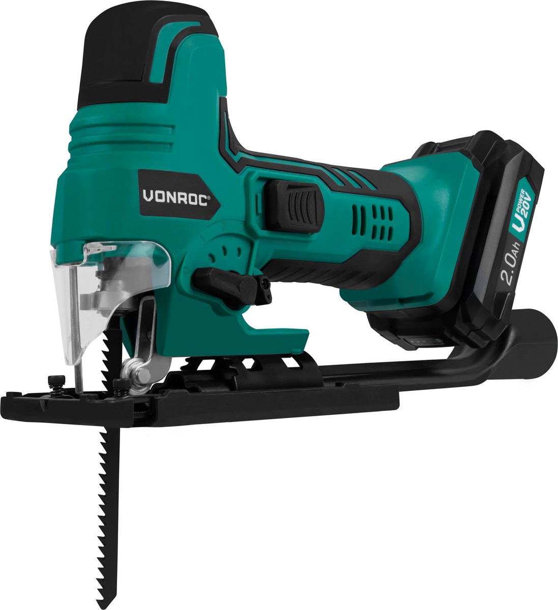 VONROC VPower Accu Decoupeerzaag 20V inclusief Accu en Snellader