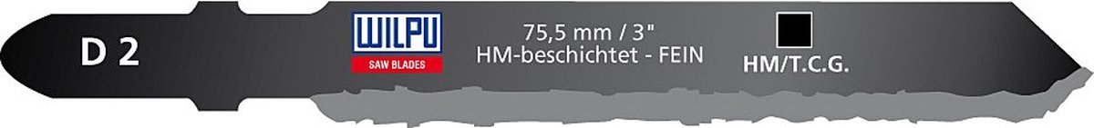De WILPU Decoupeerzaagblad D 2 T150Riff (3 stuks) in één oogopslag