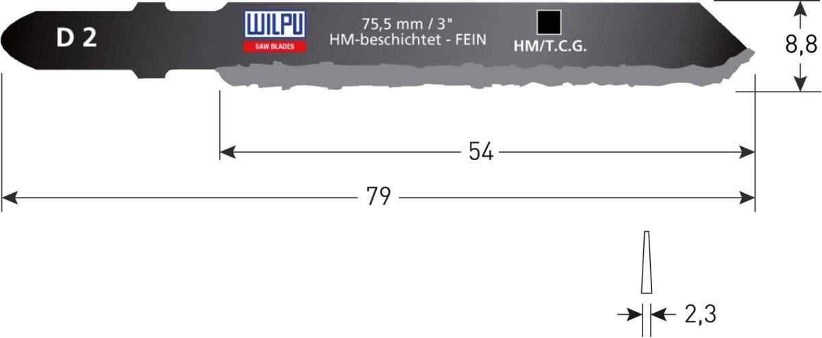 Wat vinden we goed aan de WILPU Decoupeerzaagblad D 2 T150Riff (3 stuks)