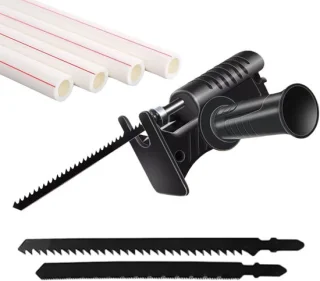 Zaag adapter - handzaag opzetstuk - 15x15x6 cm - zwart