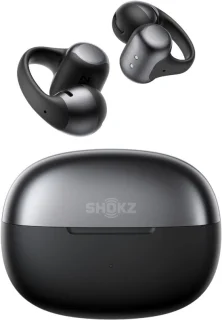 Shokz OpenDots ONE – Open-ear – Clip-on Oortjes – Draadloze Oordopjes – Dolby audio – Zwart