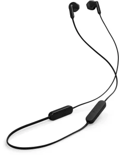 JBL Tune 235BT - Lifestyle Headphones - Wireless In-Ear - with 3-Button Mic/Remote, Flat Cable - Black