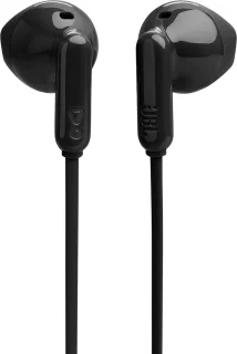 JBL Tune 235BT - Lifestyle Headphones - Wireless In-Ear - with 3-Button Mic/Remote, Flat Cable - Black