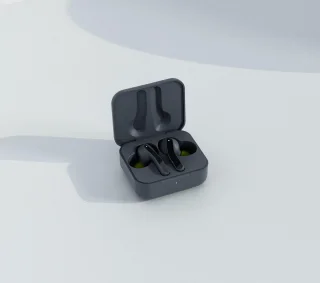 HYPHEN 2 Draadloze oordopjes Bluetooth 5.0 oortjes l Earpods draadloos met 36 uur batterij l Grijs