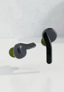 HYPHEN 2 Draadloze oordopjes Bluetooth 5.0 oortjes l Earpods draadloos met 36 uur batterij l Grijs