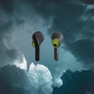 HYPHEN 2 Draadloze oordopjes Bluetooth 5.0 oortjes l Earpods draadloos met 36 uur batterij l Grijs