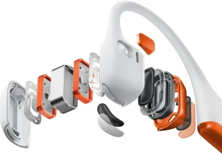 Shokz OpenRun Pro 2 EK - Bone Conduction - Sporthoofdtelefoon - Eliud Kipchoge Edition - Oranje/Wit