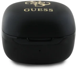 Guess Bluetooth-Hoofdtelefoon Voor Iphone 11 12 13 14 Zwart Iriserend Logo Tws