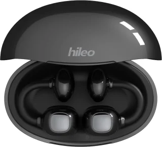 hileo hi85 - Draadloze Oordopjes met Oplaadcase – Zwart - Ear clip Air Conduction - Sport - Open-Ear - Bluetooth V6.0 – Draadloze oortjes – Geschikt voor IOS/Android - HD audio