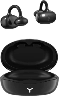 hileo hi85 - Draadloze Oordopjes met Oplaadcase – Zwart - Ear clip Air Conduction - Sport - Open-Ear - Bluetooth V6.0 – Draadloze oortjes – Geschikt voor IOS/Android - HD audio