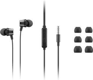 Lenovo 4XD1J77352 hoofdtelefoon/headset Bedraad In-ear Kantoor/callcenter Zwart