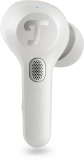 Teufel AIRY TWS PRO - True-Wireless in-ear Bluetooth-hoofdtelefoon met actieve ruisonderdrukking, transparantiemodus, draadloos opladen, IPX4 waterbestendig - Silver White