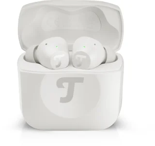 Teufel AIRY TWS PRO - True-Wireless in-ear Bluetooth-hoofdtelefoon met actieve ruisonderdrukking, transparantiemodus, draadloos opladen, IPX4 waterbestendig - Silver White