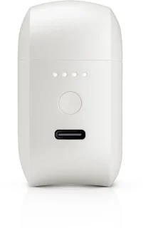 Teufel AIRY TWS PRO - True-Wireless in-ear Bluetooth-hoofdtelefoon met actieve ruisonderdrukking, transparantiemodus, draadloos opladen, IPX4 waterbestendig - Silver White