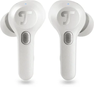 Teufel AIRY TWS PRO - True-Wireless in-ear Bluetooth-hoofdtelefoon met actieve ruisonderdrukking, transparantiemodus, draadloos opladen, IPX4 waterbestendig - Silver White