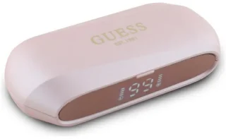 Guess - Bluetooth Oordopjes - TWS + Docking Station - Roze