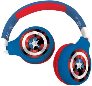 2-in-1 Bluetooth en bedrade koptelefoon Avengers Design