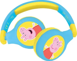 2-in-1 Bluetooth en bedrade koptelefoon Peppa Pig design