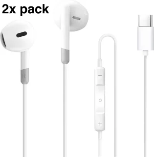 2x Earpods In-Ear Oordopjes USB-C Wit