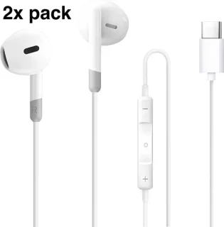 2x Earpods In-Ear Oordopjes USB-C Wit